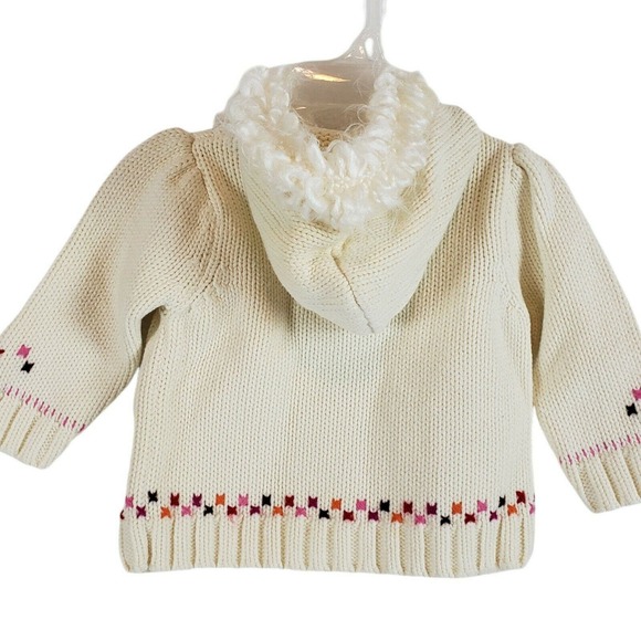 Gymboree Girls 6-12 MOS Hooded Zipper Jacket Warm Cute Peruvian Doll Peru Cotton - Picture 5 of 10